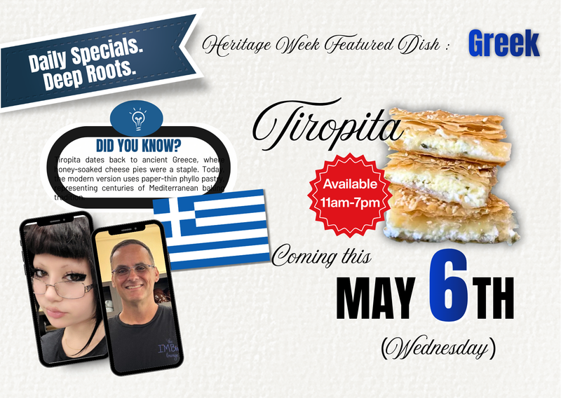 Heritage Week Featured Dish: Greek