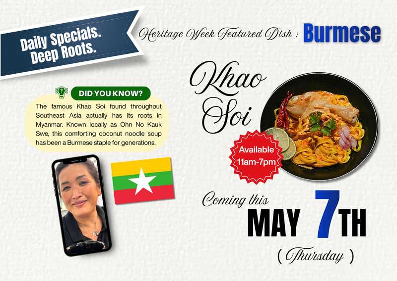 Heritage Week Featured Dish: Burmese