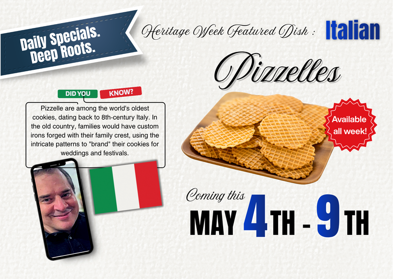 Heritage Week Featured Dish: Italian